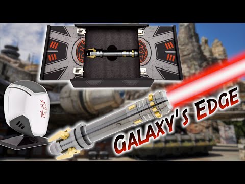 New! Galaxy's Edge "The Ren" Lightsaber + Helmet Review!