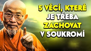 5 věcí, které byste nikdy neměli sdílet | Buddhistické učení pro pokojný život