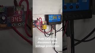 Offgrid setup using pwm solar charge controller #lipo4 #pwm #solarenergy