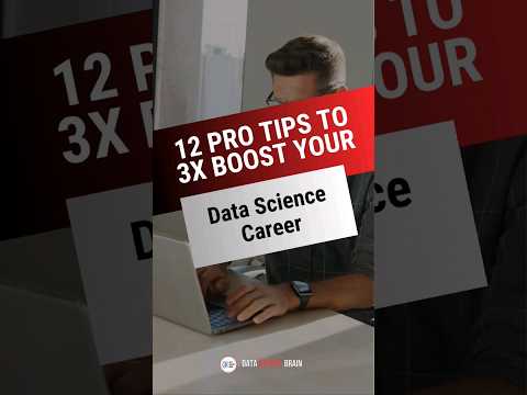12 Pro Tips to 03X Boost your Data Science Career#datascientists #dataanalysis #careerboost #shorts
