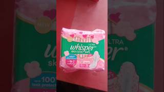 Whisper Ultra Soft XL+ Sanitary Pads #shortvideo