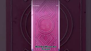 Mud Wall frame Making process #mud #mirror #art #mudwork #mirrorwork