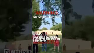 Cell video captures suspected shooter on roof after Donald Trump assassination attempt