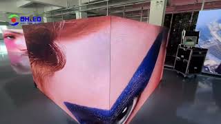 P3.91 rental curved led screen! with unforgettable watching effect!🤩#ledrental #ledcurved