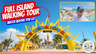 Celebration Key Ultimate Walking Tour | Tips/Tricks, Reviews, & Must Do's Carnival's Newest Offering