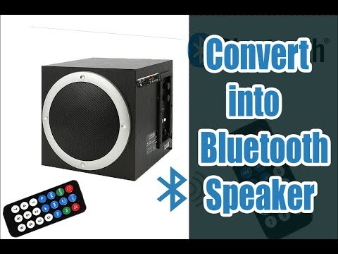 Convert  Old Subwoofer into Bluetooth speaker by using Bluetooth module #part-1