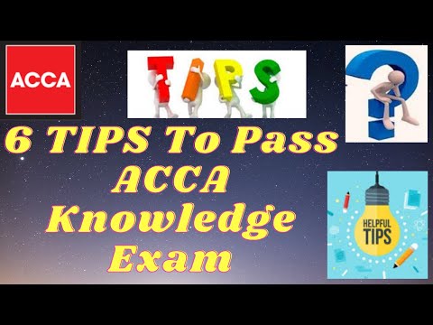 |ACCA knowledge module exam tips| How to prepare for knowledge module exams | ACCA F1 | F2 | F3 |