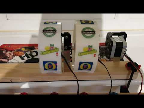 Arduino Controlled Fruit Machine Reels Testing