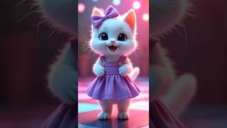 adorable dancing kitten. #AI #cat #kitten #dancingcat #catvideos  #catshorts #catlovers #cute