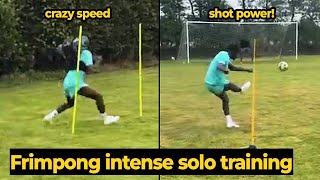 Jeremie Frimpong undergoing extra individual training preparing Liverpool pre-season match