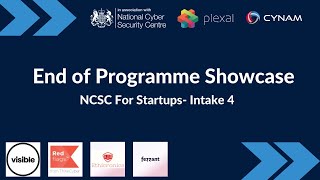 NCSC For Startups- End of Programme Showcase, Intake 4