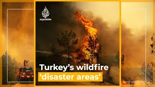 Turkey declares ‘disaster areas’ as wildfire death toll rises | Al Jazeera Newsfeed