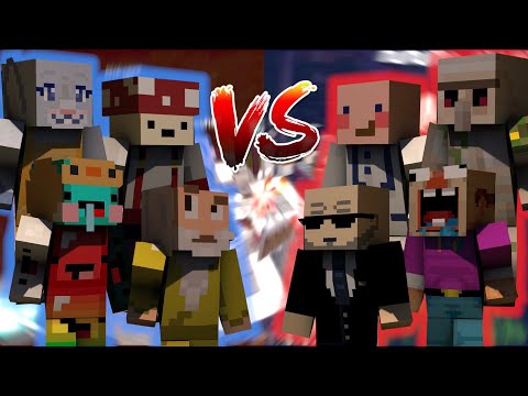 【マイクラ】2チーム対抗！なんでもありで敵チーム拠点のコアを先に破壊したチームの勝ち！【コアpvp Part1】