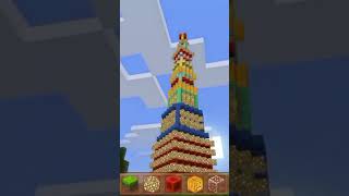 Minecraft tower 🗼#shorts #minecraftshorts #jsshorts