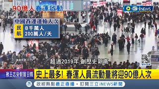 除夕等於除"習"? 中國除夕不放假 春節連假大年初一開始 地表最大遷徙! 中國春運人員估達"90億人次"│記者 劉玨妤│【國際局勢】20240126│三立iNEWS