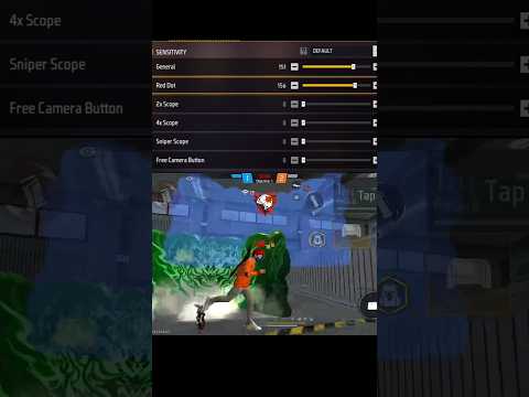 ⚙️✅Brazilian Pro Sensitivity Settings 2025🔥|Prefect headshot for all devices#shorts