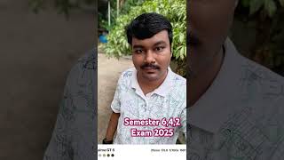 CU exam date semester 6 4 2 #shorts #cuexam2025