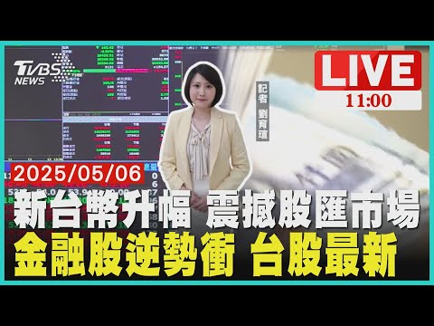 台幣強勢 干擾投資情緒開盤跌逾百點 台股最新LIVE