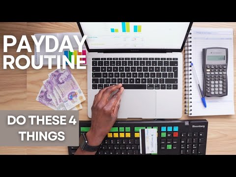 BANKER'S Payday Routine | How to budget your paycheck and save money (Do this EVERY payday)