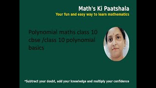 #polynomials #cbsemathsclass10 #ncertmaths