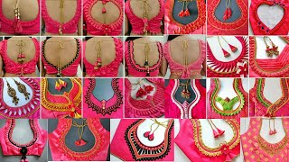 Pink colour blouse designs 2023/New trending blouse back neck designs/letest blouse designs