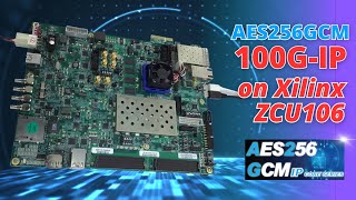 High performance AES256-GCM for secure communication over 100G Ethernet