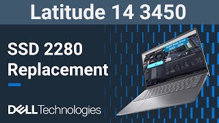 Latitude 14 3450 | How to replace the solid state drive ( SSD ) 2280