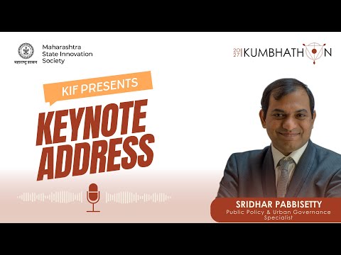Sridhar Pabbisetty, Public Policy & Urban Governance Specialist | Keynote Speak- Day 2