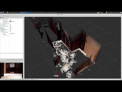 RTABMAP 3D mapping on mobile robot with Kinect 360 - first SLAM test results