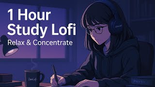 "1 Hour Study Lofi 🌙 Chill & Concentrate | ZenLofi"