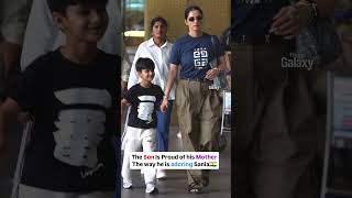 sania Mirza with son at airport #virlshorts #virlshorts #virlshorts #virlshorts