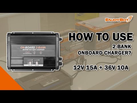 How to Use the Enjoybot 2 Bank 12V 15A + 36V 10A On-Board Battery Charger | Dual Voltage Setup Guide