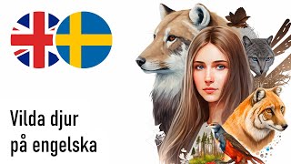 Vilda djur på engelska (Kvinnlig röst)