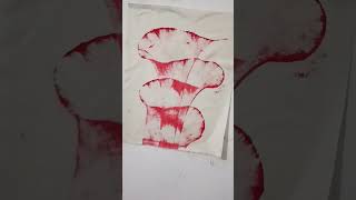 Thread art||Easy beautiful thread painting||thread painting #shorts #drawing #art #threadart