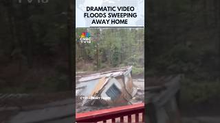 WATCH: Dramatic Video Shows Fierce Floods Sweeping Away Home in New Mexico | N18G