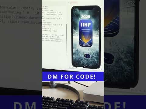 IIHF 2025 Puck in SwiftUI #iihf2025 #swiftui #iosdevelopment #iosdeveloper  #swiftprogramming #code
