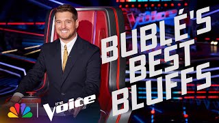 Michael Bublé's Funniest Lies | The Voice | NBC