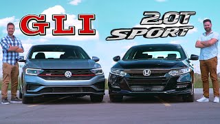 2019 VW Jetta GLI vs Honda Accord 2.0T Sport // Performance Sedans On A Budget