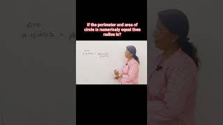 Circle Mystery Unveiled: Perimeter=Area #class10thmaths#arearelatedtocircle