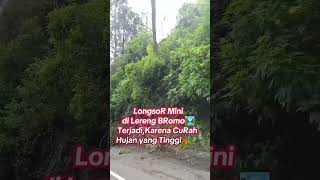 Longsor mini di Lereng Bromo| |terjadi karena Curah hujan yanh tinggi#bpbdjatim #traveller #bromo
