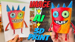 Can AI Bring Your Drawings to Life — Meshy-5 Tutorial