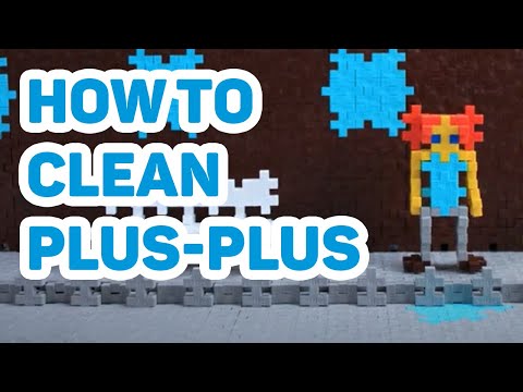 Plus-Plus - Clean your Plus-Plus - Stop Motion Video