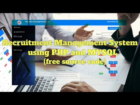 FREE Recruitment Management System (PHP) || #php #programming #coding #sourcecode #phpmysql