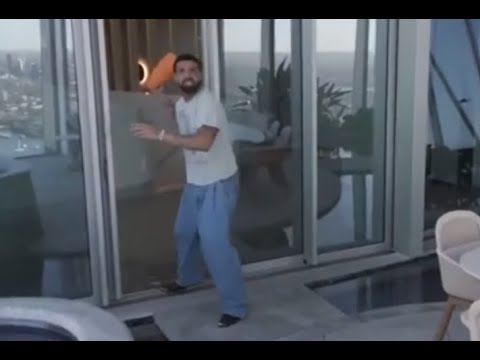 Drake gets exposed with drone!