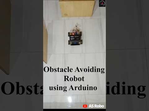 🤖 Smart Obstacle Avoiding Robot with Arduino | AS RoBo Shorts #diy #shortvideo #short #shorts #iot