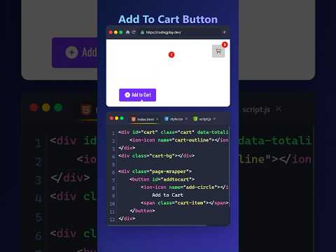 Add to Cart Button Animation Effect