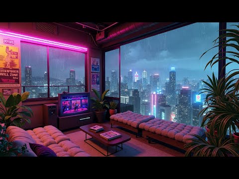 90's Chill Lofi 🌂 Study Music Lofi Rain Chillhop Beats ☔️ Lofi Rain Playlist
