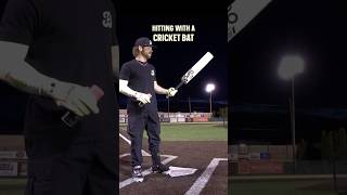 Can we hit a homer with a CRICKET BAT?