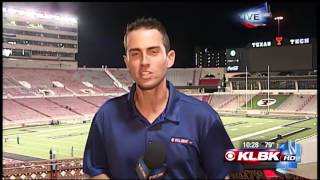 Live Shot after Texas Tech's 42-35 Win over UCA