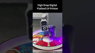 High Drop Digital Flatbed UV Printer #uvprinting #digitalprinter #tumblerprintuv #cylinderprinter